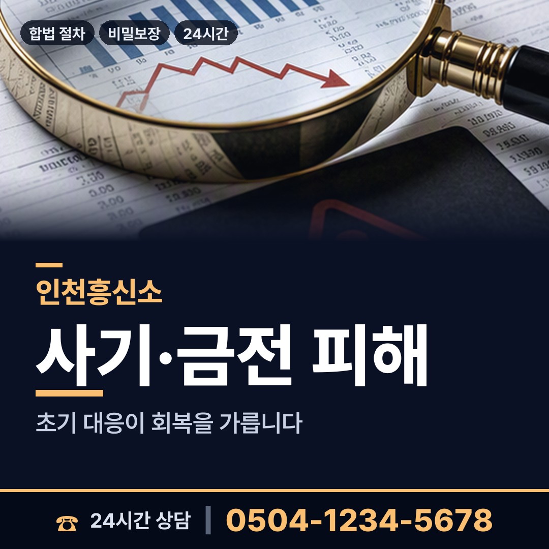 인천 화수1.화평동 사기범찾기 상담 안내